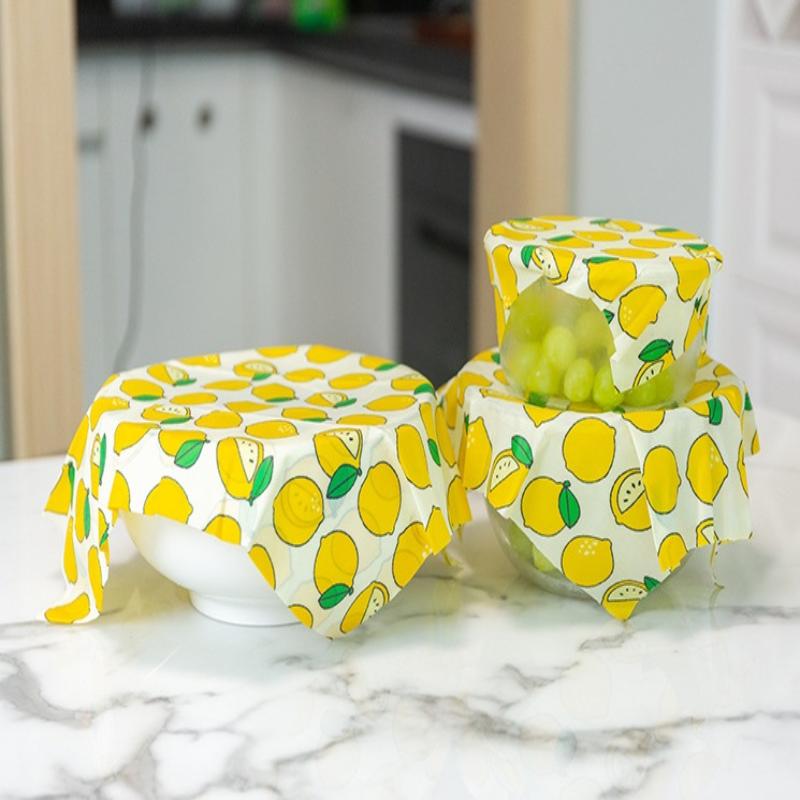 Beeswax Sheet Roll - 【S】3 vellen bijenwas voedselverpakkingsrol herbruikbaar milieuvriendelijk
