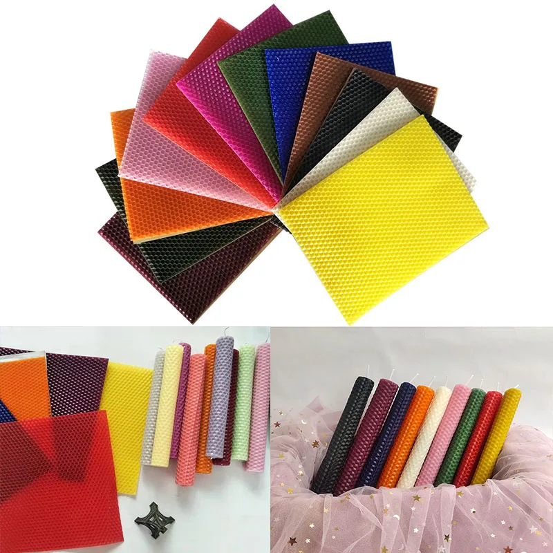Beeswax Sheet Roll - 12 stks/set 15*20 CM Bijenwas Vel