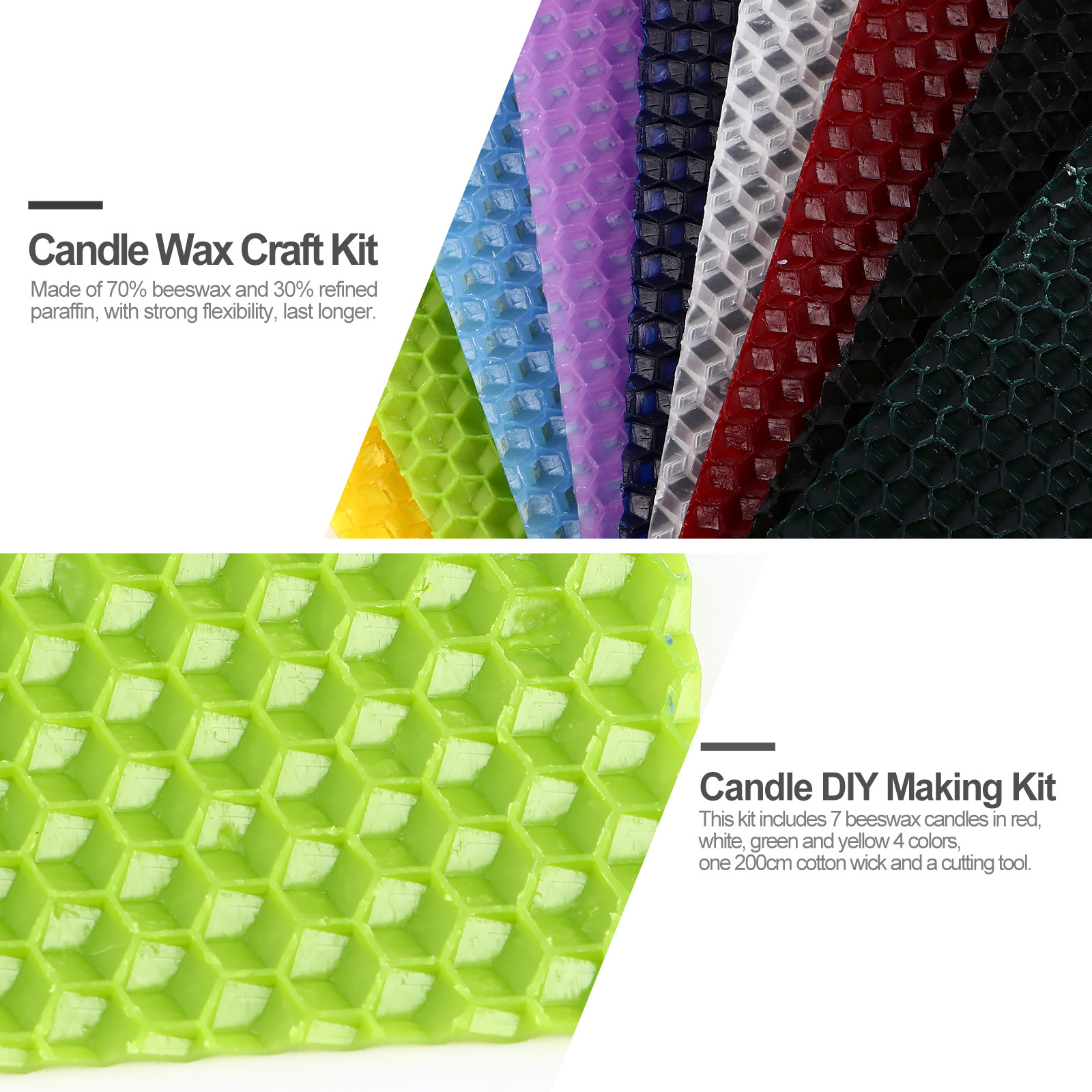 9-delige bijenwasvellen DIY-se - Beeswax Sheet Roll recensie en prijs