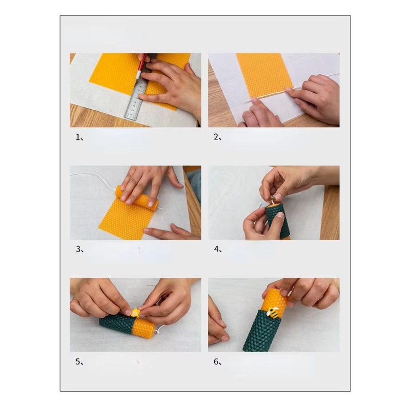 12 stks/set 15*20 CM Bijenwas  - Beeswax Sheet Roll recensie en prijs