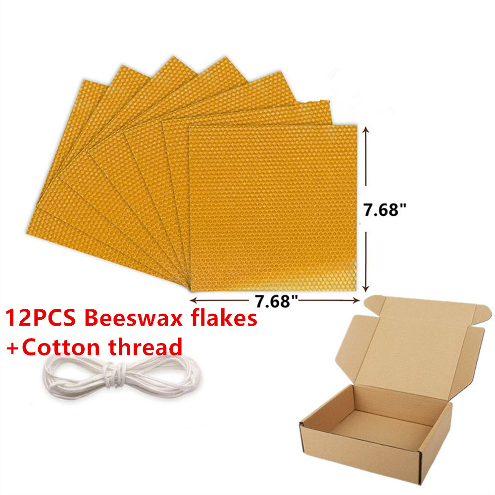 12-delige bijenwas dunne velle - Beeswax Sheet Roll recensie en prijs