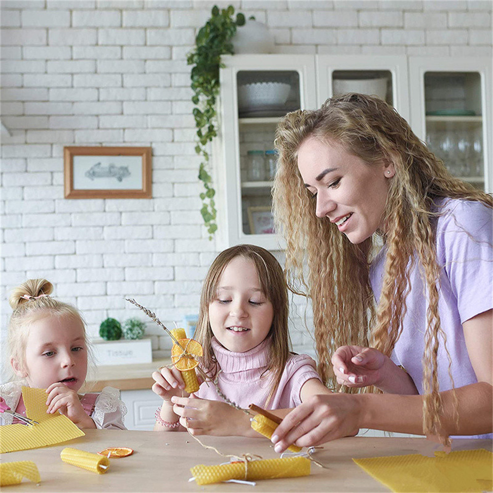 12-delige bijenwas dunne velle - Beeswax Sheet Roll recensie en prijs