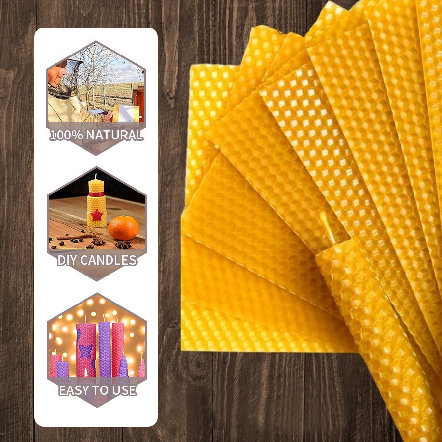 10/30 Stuks Natuurlijke Bijenw - Beeswax Sheet Roll recensie en prijs