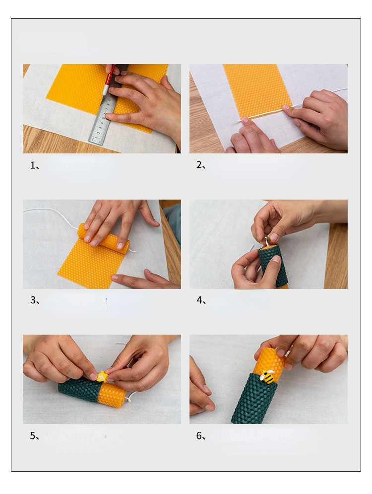 12 Stuks 15*20 Cm Bijenwas Vel - Beeswax Sheet Roll recensie en prijs