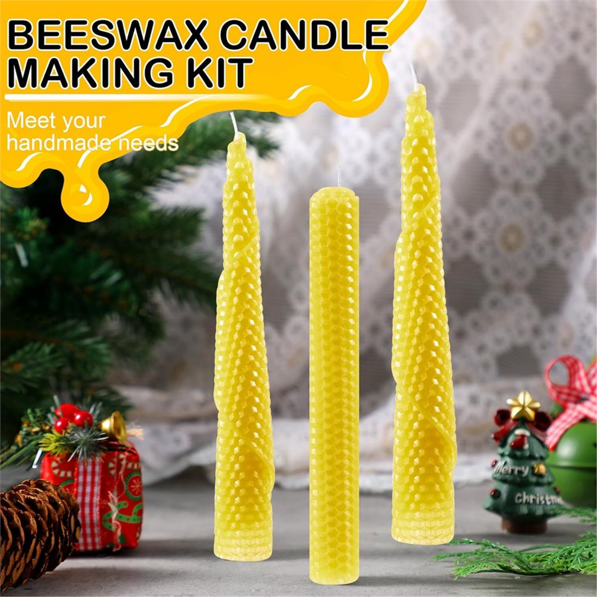 N94R 24-delige bijenwaskaarsen - Beeswax Sheet Roll recensie en prijs